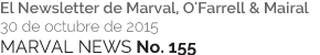 MARVAL NEWS No. 155