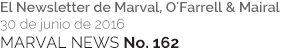 MARVAL NEWS No. 162