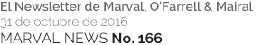 MARVAL NEWS No. 166