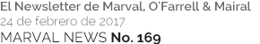 MARVAL NEWS No. 169