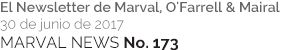 MARVAL NEWS No. 173