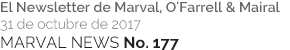 MARVAL NEWS No. 173