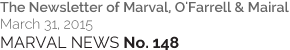 MARVAL NEWS No. 148