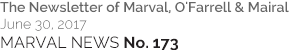 MARVAL NEWS No. 173