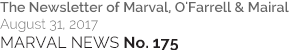 MARVAL NEWS No. 175