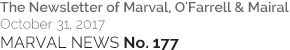 MARVAL NEWS No. 177