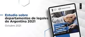 Estudio sobre los departamentos legales de Argentina 2021